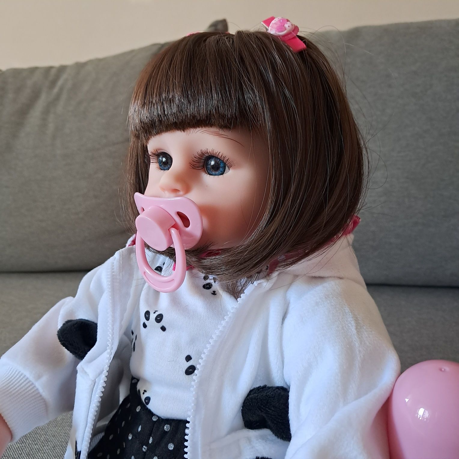 Лялька Реборн,  пандочка, 48 см