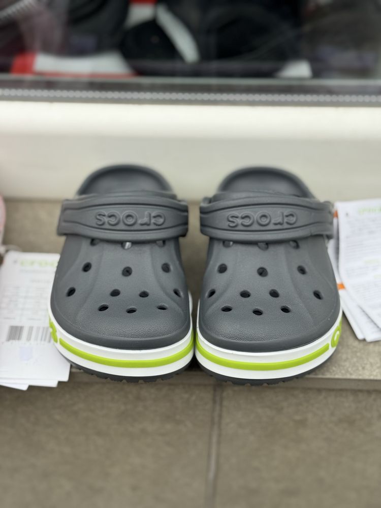 Дитячі Crocs Сірі Чорні Рожеві (для хлопчиків та дівчат) всі розміри