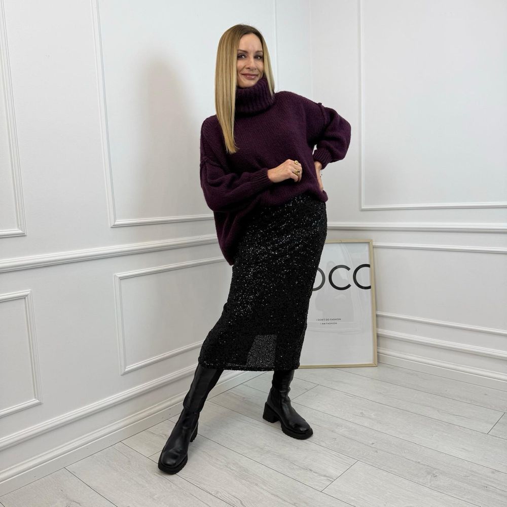 Mihos spodnica midi cekiny one size New %%%