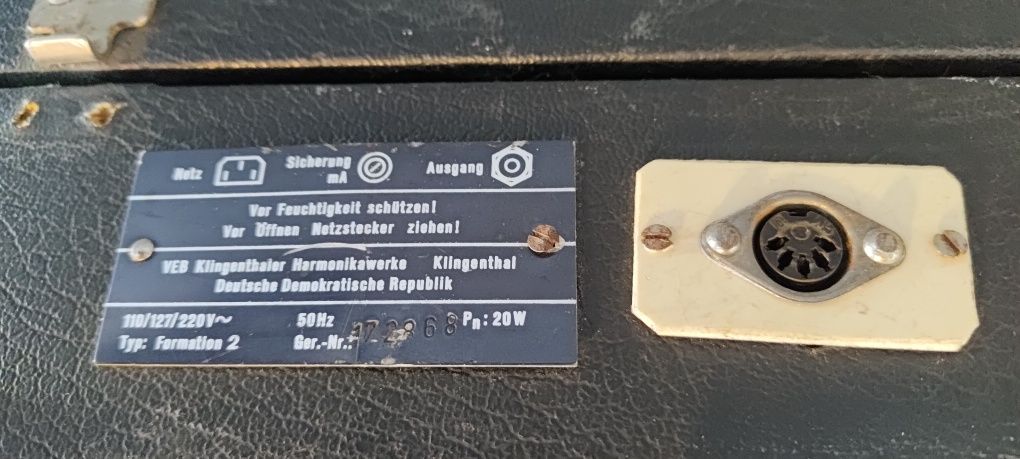 VERMONA organy dwuklawiaturowe