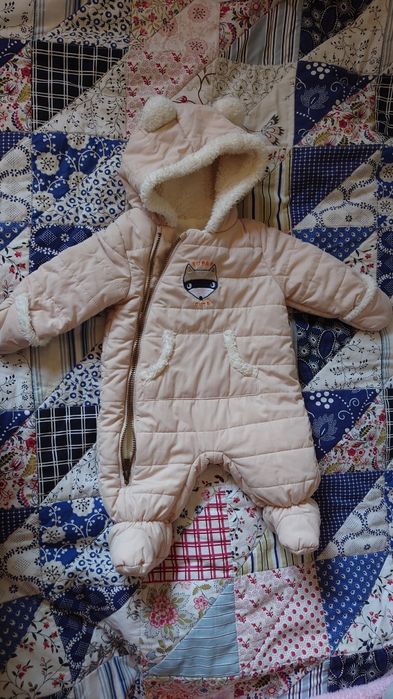 Zimowy kombinezon miś stan idealny