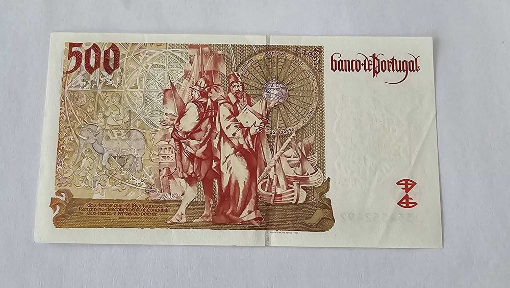 Nota 500 escudos antiga