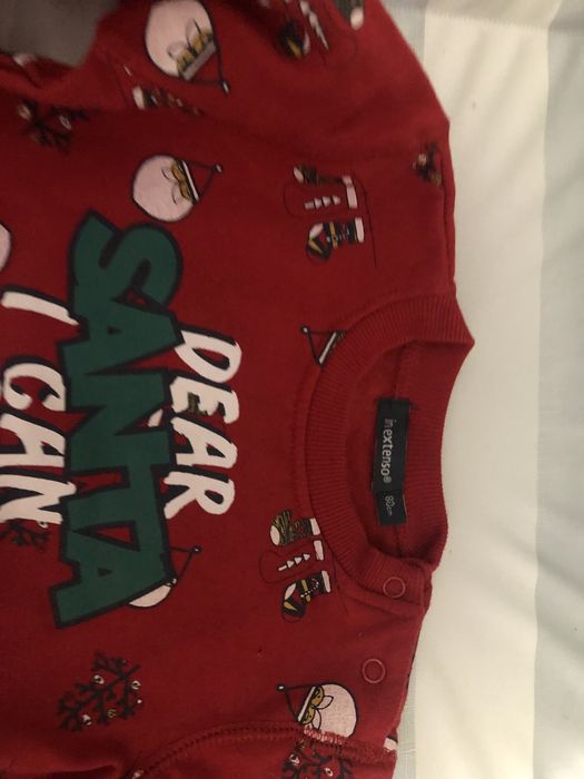 Bluza świąteczna sweterek r 80 nowa bez metki