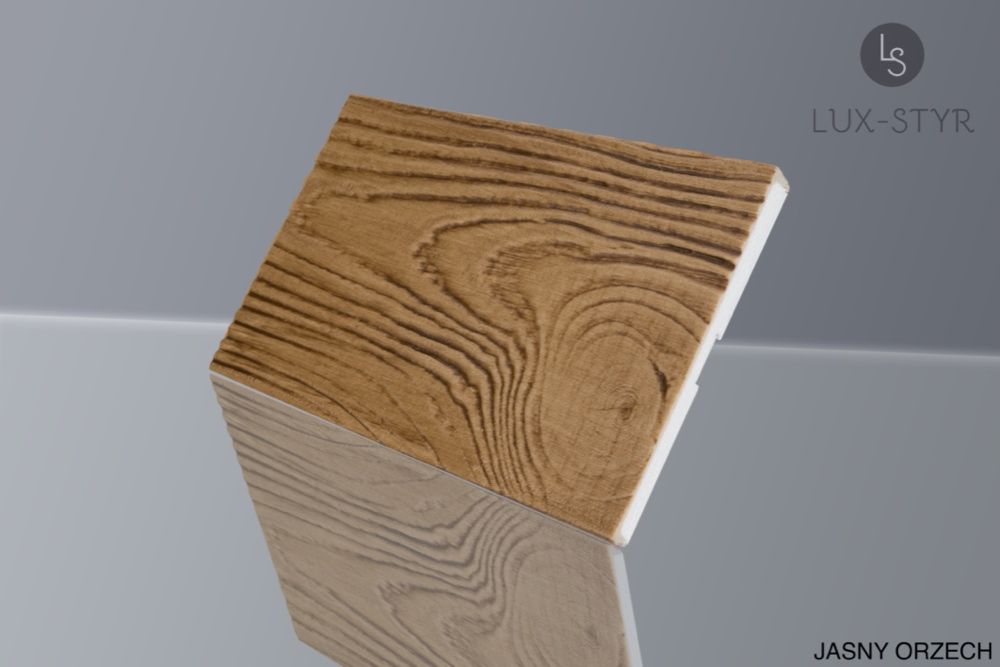 Deska na elewacje, dekoracyjna deska elastyczna, imitacja drewna