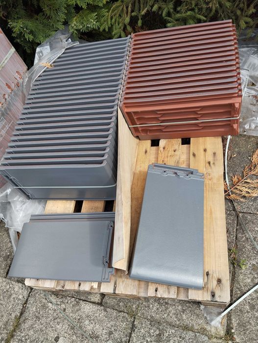 Dachówka Brass Turmalin Szara Glazura