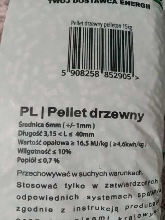 Pellet drzewny Pelleton A1 EN plus