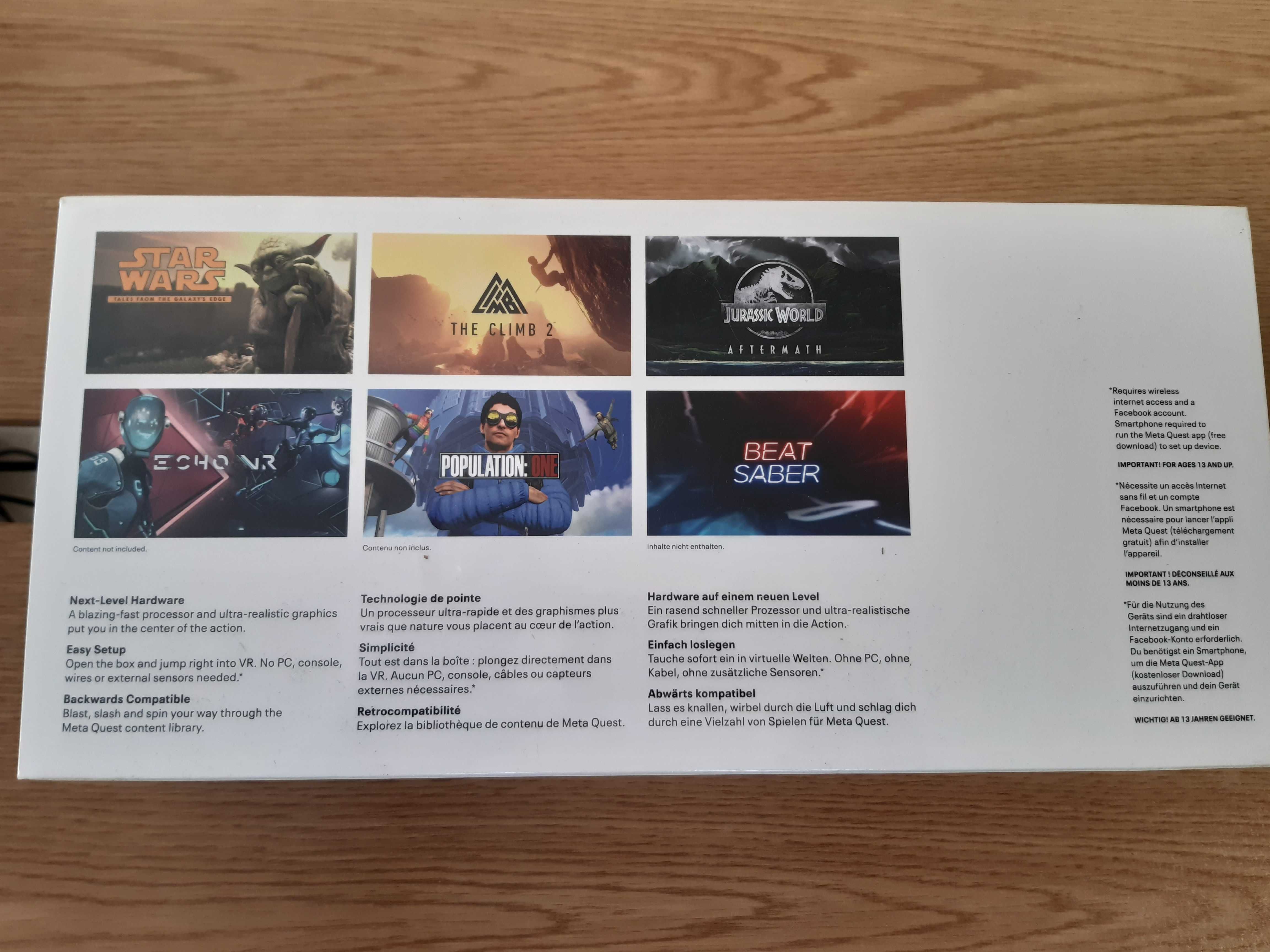 Óculos de realidade virtual Meta Quest 2 256GB Novos a estrear