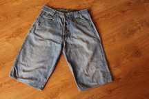 Spodnie BLACK ZONE XL jeans krótkie hip-hop street urban