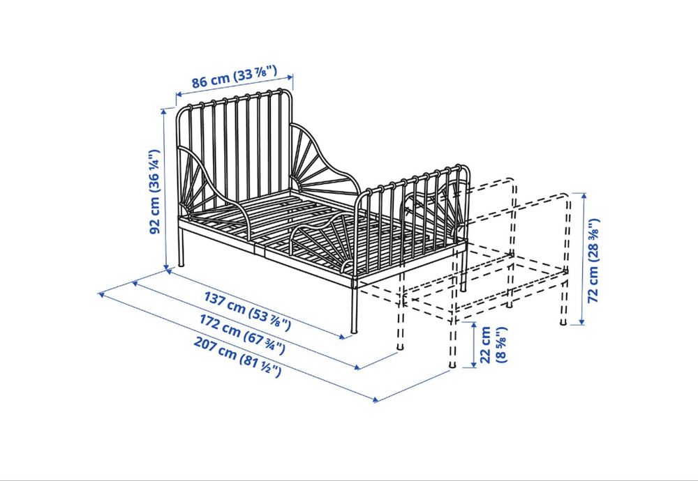 Vendo camas de criança c/ colchões