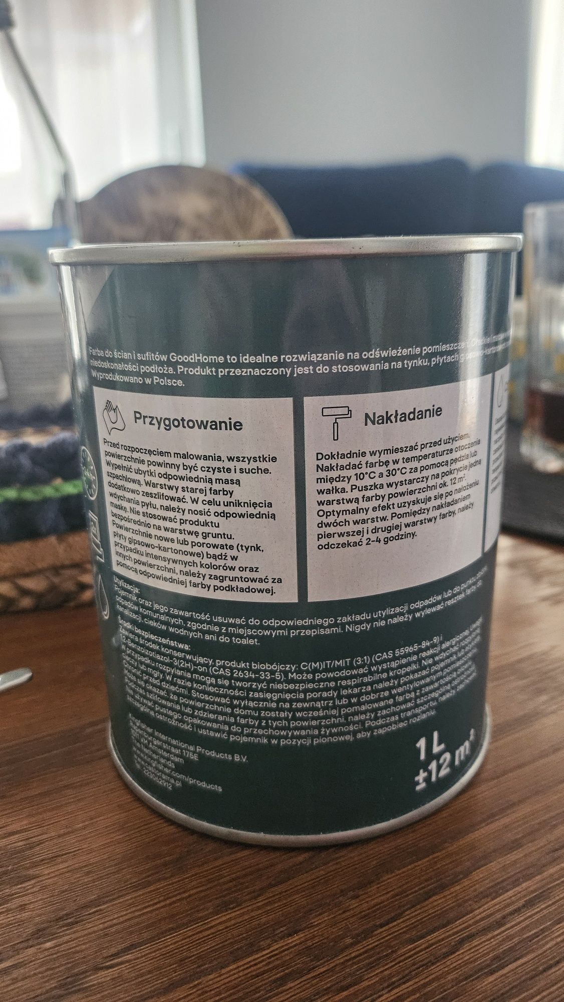 Farba Good Home perfekcyjna biel mat 1 L Nowa