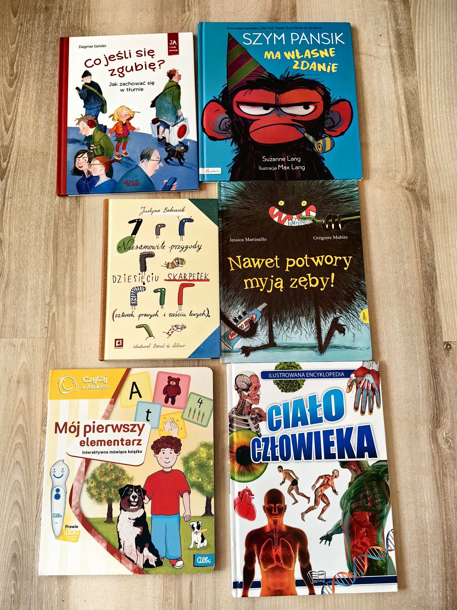 Zestaw książek edukacyjnych dla dzieci