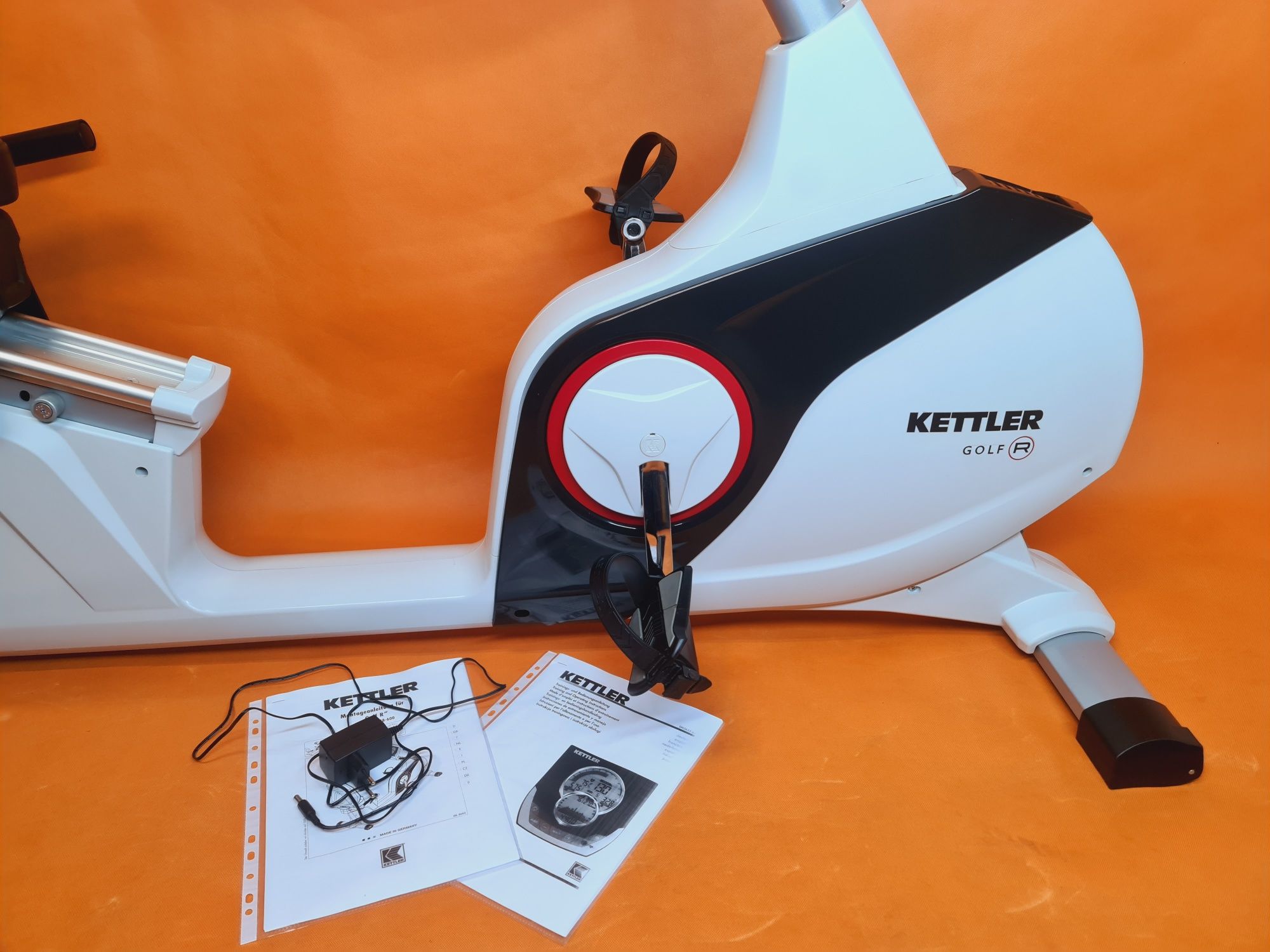 Kettler Golf R piękny poziomy rower elektro-magnetyczny