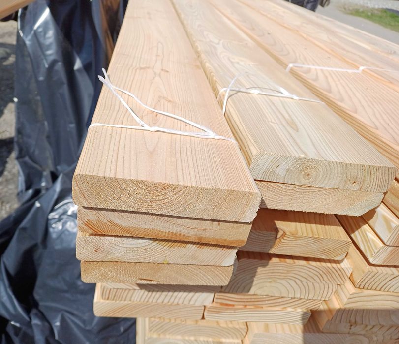 Deska podłogowa elewacyjna tarasowa półbal szalówka podbitka boazeria