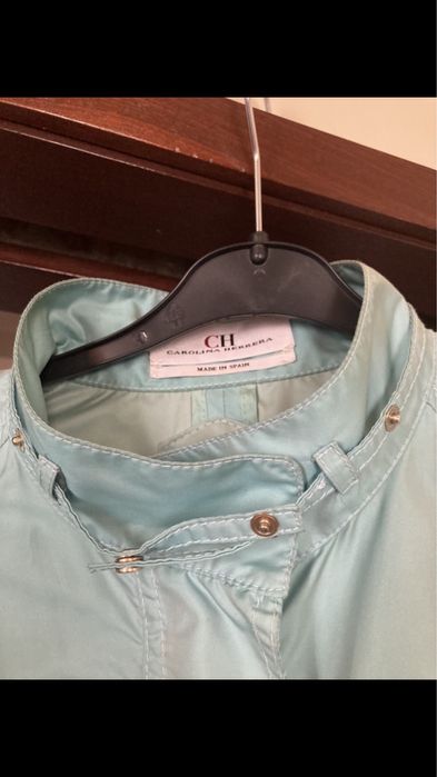 Abrigo Carolina Herrera azul