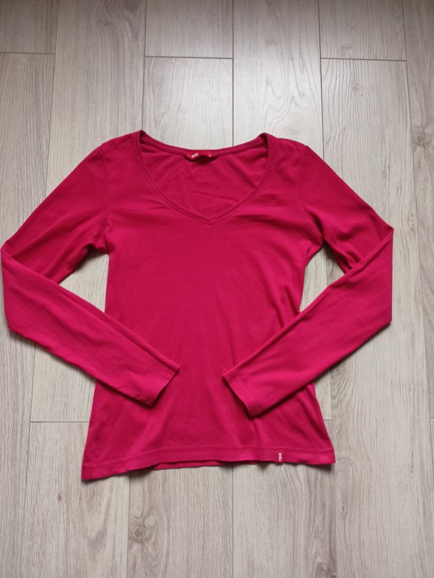sweter / koszulka z dekoltem V / edc / roz. S