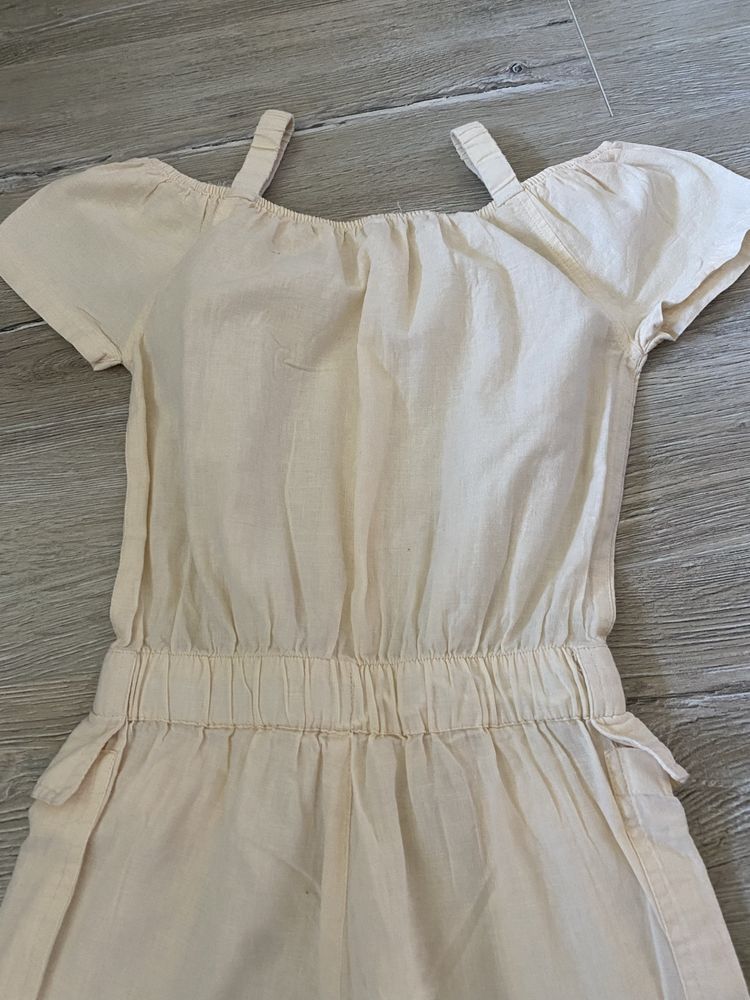 Coccodrillo lniany kombinezon na lato r. 140 SUPER