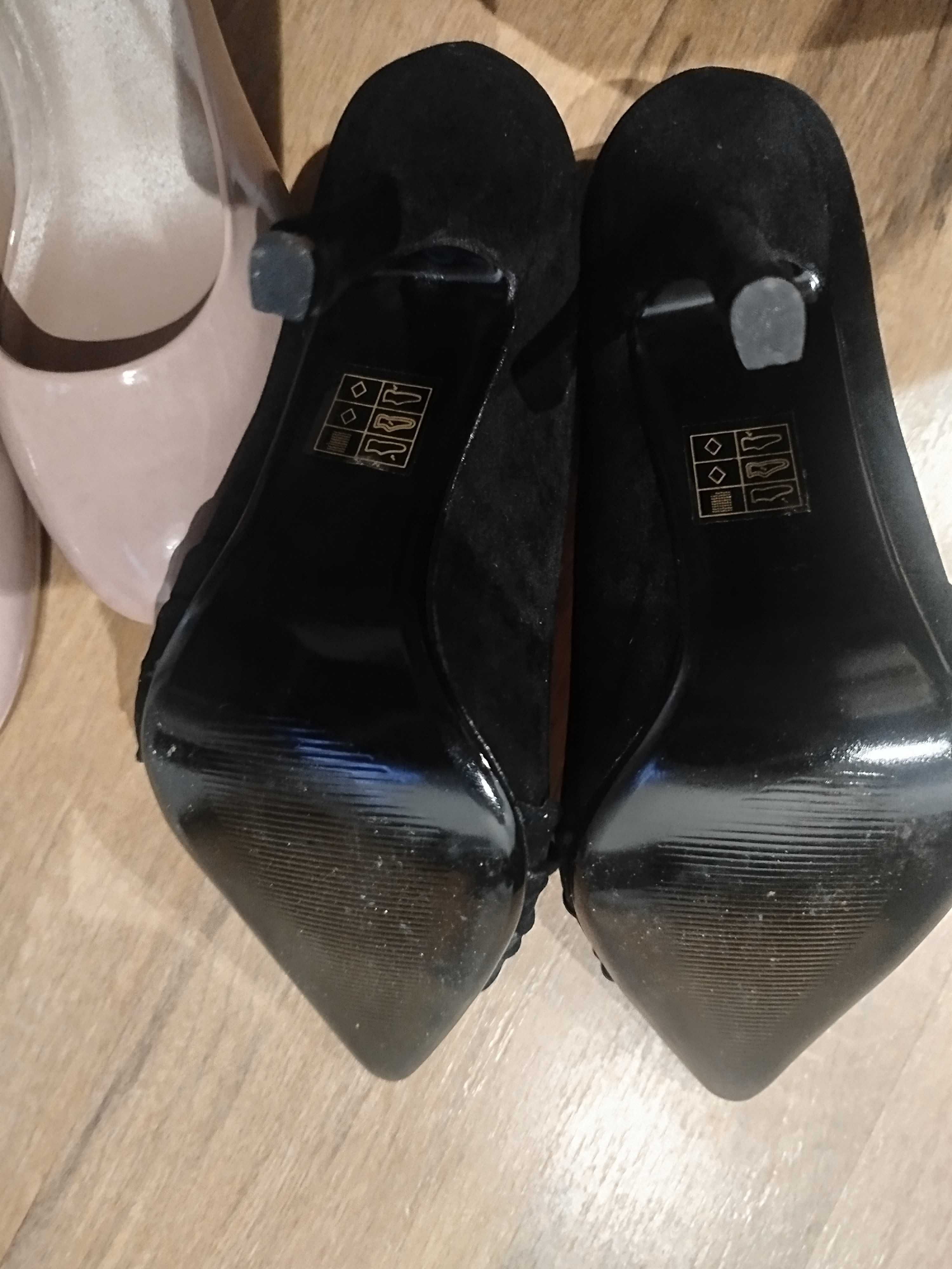 Buty szpilki nowe czarne rozmiar 38