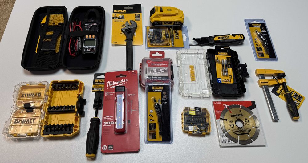 Новий інструмент від Dewalt, Makita, Milwaukee, Vessel