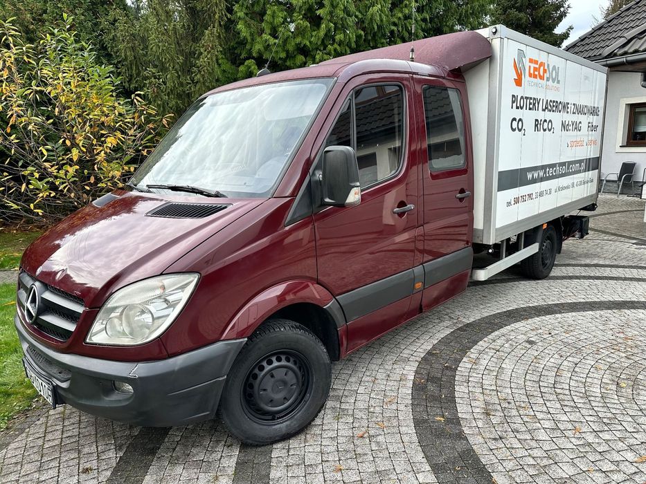 Mercedes-Benz SPRINTER 313 CDI KONTENER WINDA  Mercedes-Benz Sprinter 313 CDI DOKA / 6-os / kontener 12,8 m³ / WINDA