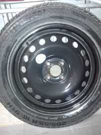 Opona 205/55  R16 cali felga stalowa