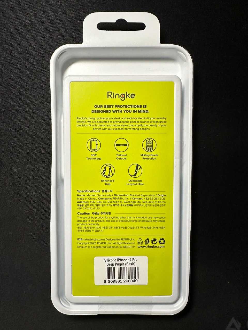 Etui silikonowe Ringke do iPhone 14 Pro case cover