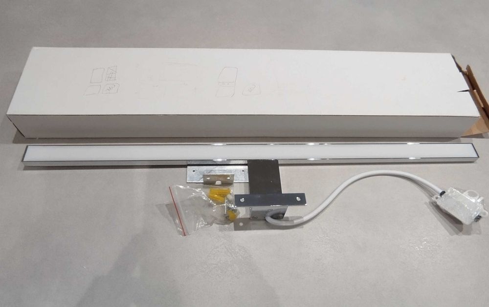 Kinkiet łazienkowy LEDHOFF 10W!  60 CM ML 5660-C