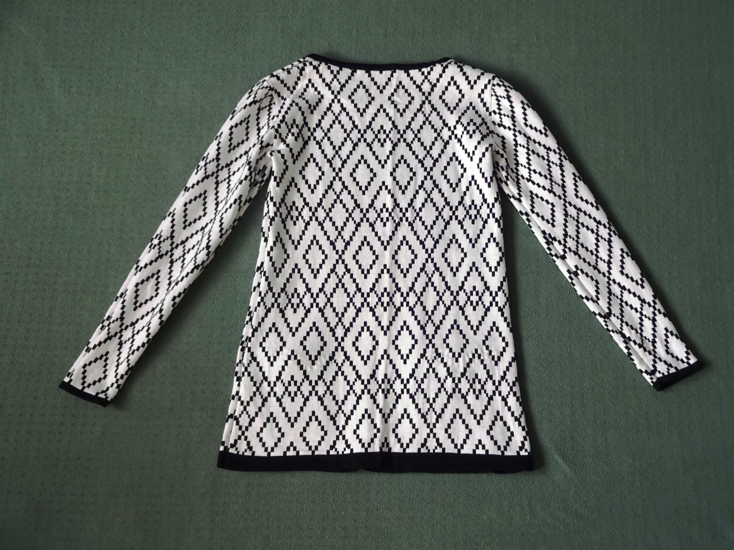 Taranko 34 sweter czarno-biały