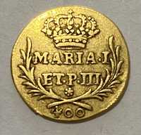 Moeda de ouro D.MARIA I & D. PEDRO III PINTO 1778