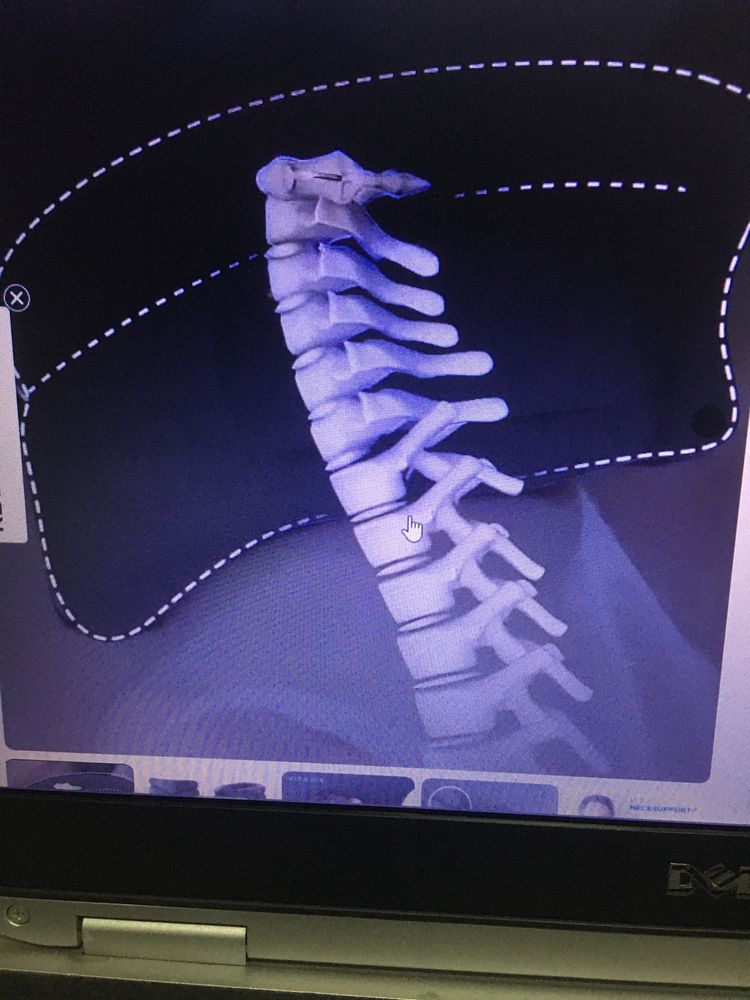 Colar cervical anti ressonar