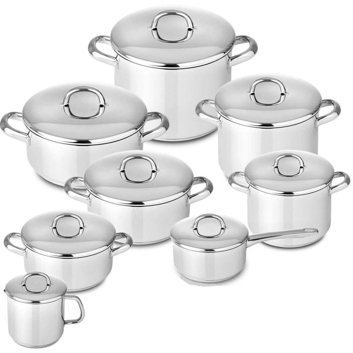 Trem Cozinha 8 Peças Aço Inoxidável Silampos