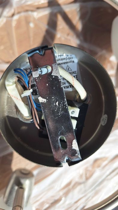 Zestaw lampa nad lustro i podsufitowa do łazienki, salonu, przedpokoju