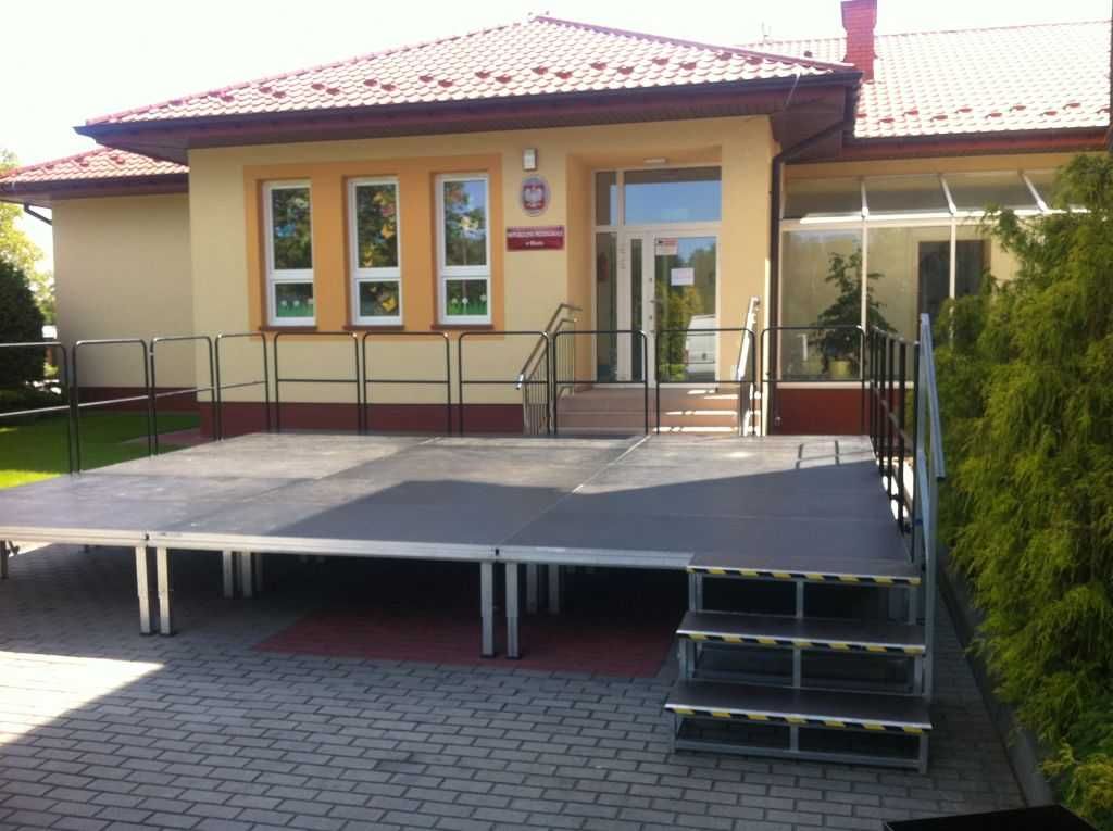 Podesty sceniczne, scena Alustage, wybieg, podium, blaty - podest/doba