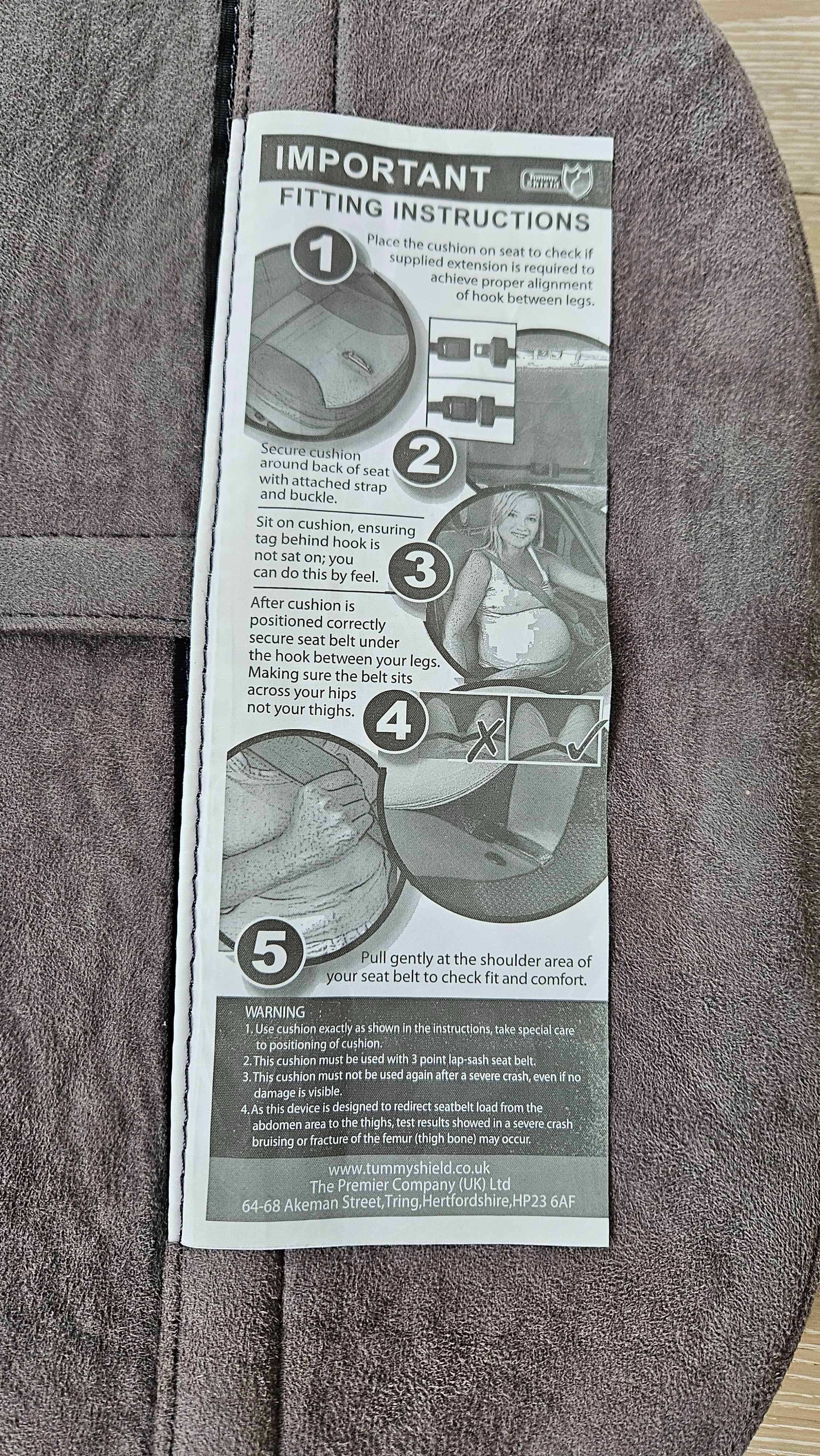 Tummy Shield adapter do pasów dla kobiet w ciąży