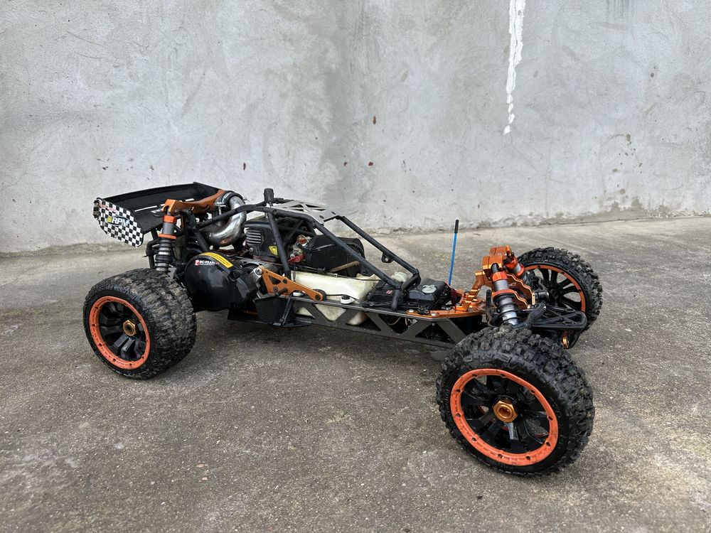 RC petrol Baja 5B spalinowy King Motors KM002 alu 29cc