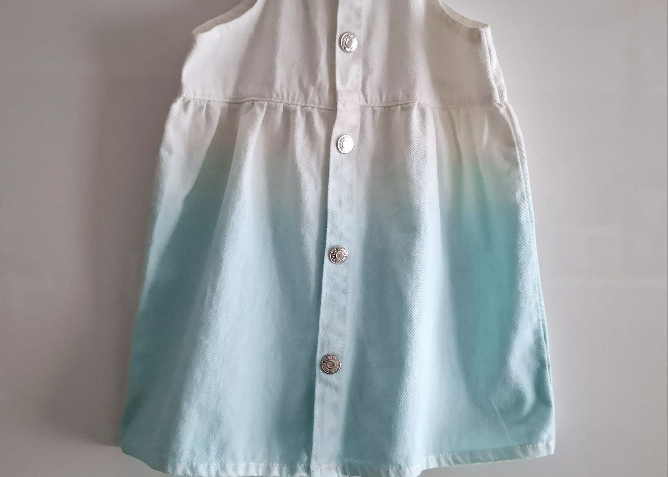NOWA sukienka  jeans zapinana na napy rozmiar 110