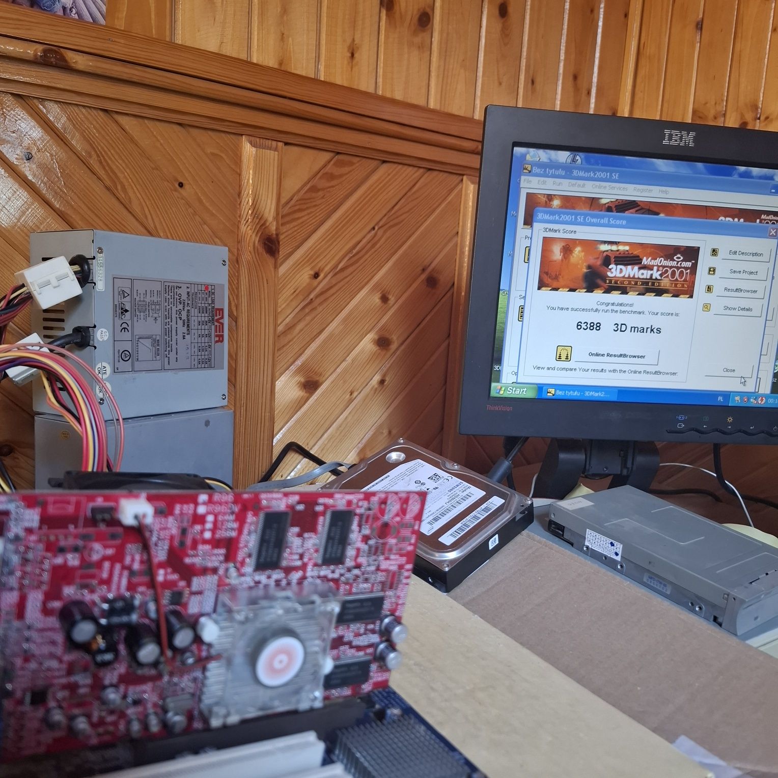 ATI Radeon 9550, 128mb, 128bit AGP