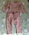 body + spodnie, 5.10.15. 74cm, komplet