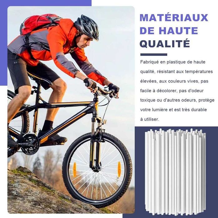 17cm Zestaw osłon na szprychy, ochraniacze na felgi motocyklowe 17cm