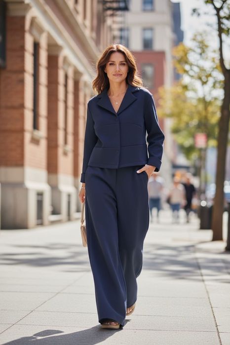 Żakiet damski granatowy Wendy Trendy