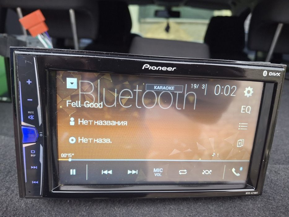 Автомагнитола Pioneer MVH-A210BT. BLUETOOTH