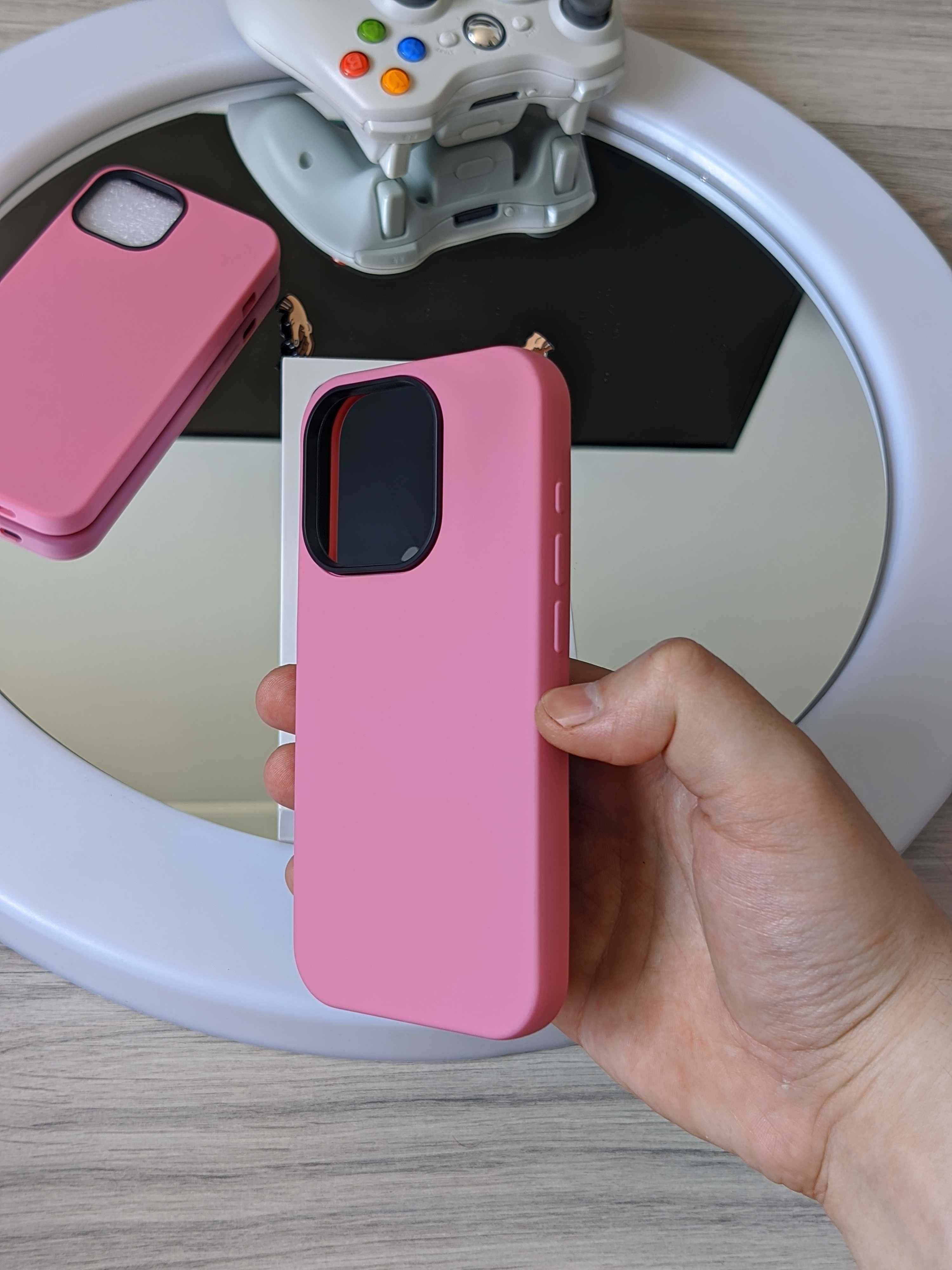 Чохол Matte Pink для iPhone 15 Pro чехол айфон 15 про