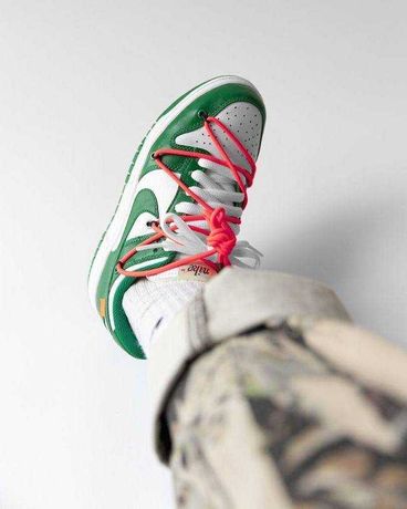 Кросівки Nike Dunk Low Off-White Pine Green