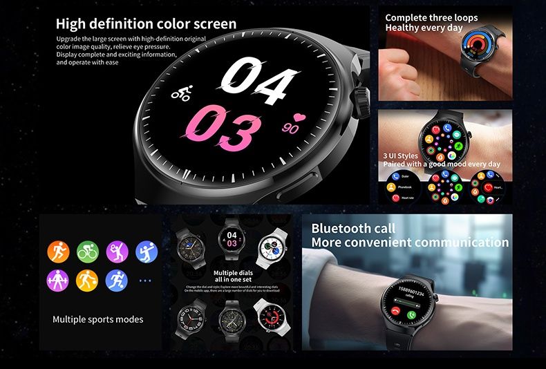 Smartwatch 4PRO SUIT 2024 nowy