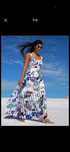 Vestido maxi floral