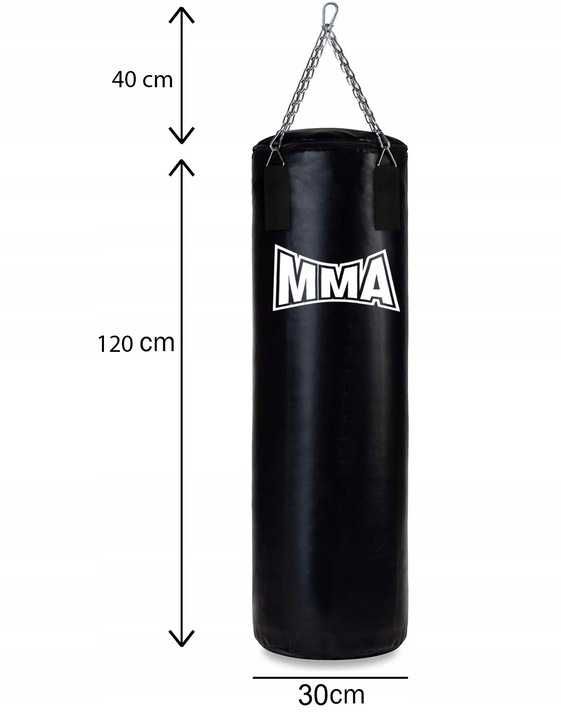 Worek treningowy bokserski PEŁNY - 120x30