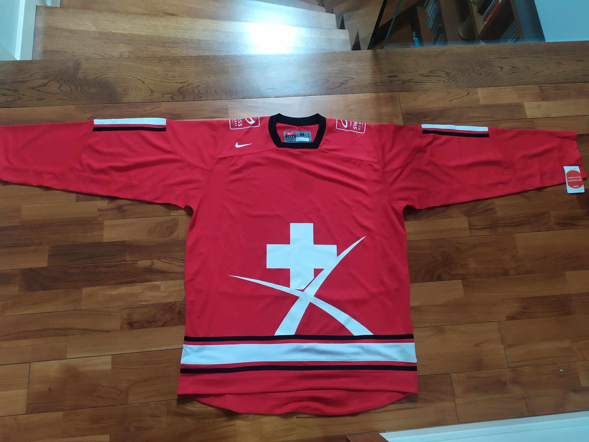 NOWA Bluza hokejowa Nike Reprezentacja Szwajcaria Switzerland rozm. M