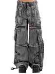 Tripp NYC Ring Strap Pants [Black Denim]