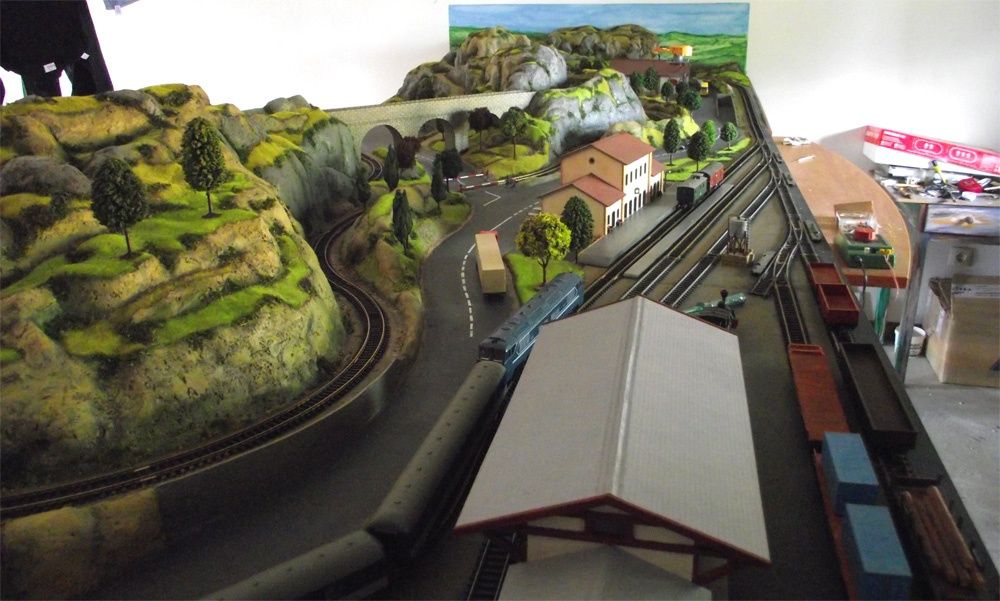 Maquete comboios HO