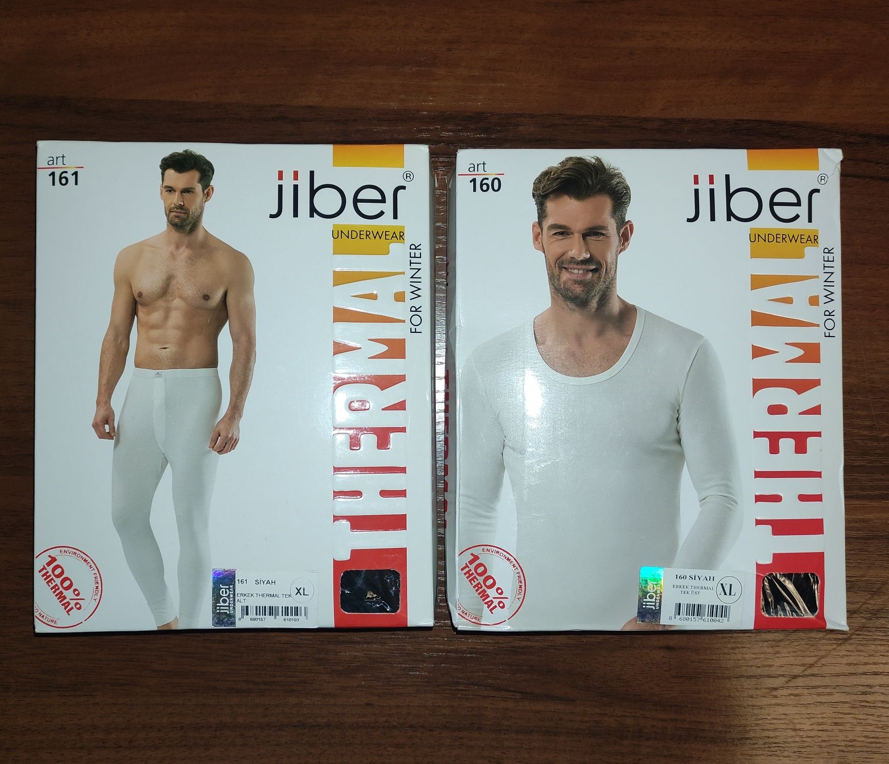 Комплект термобілизни чоловічий чорний JIBER (XL)