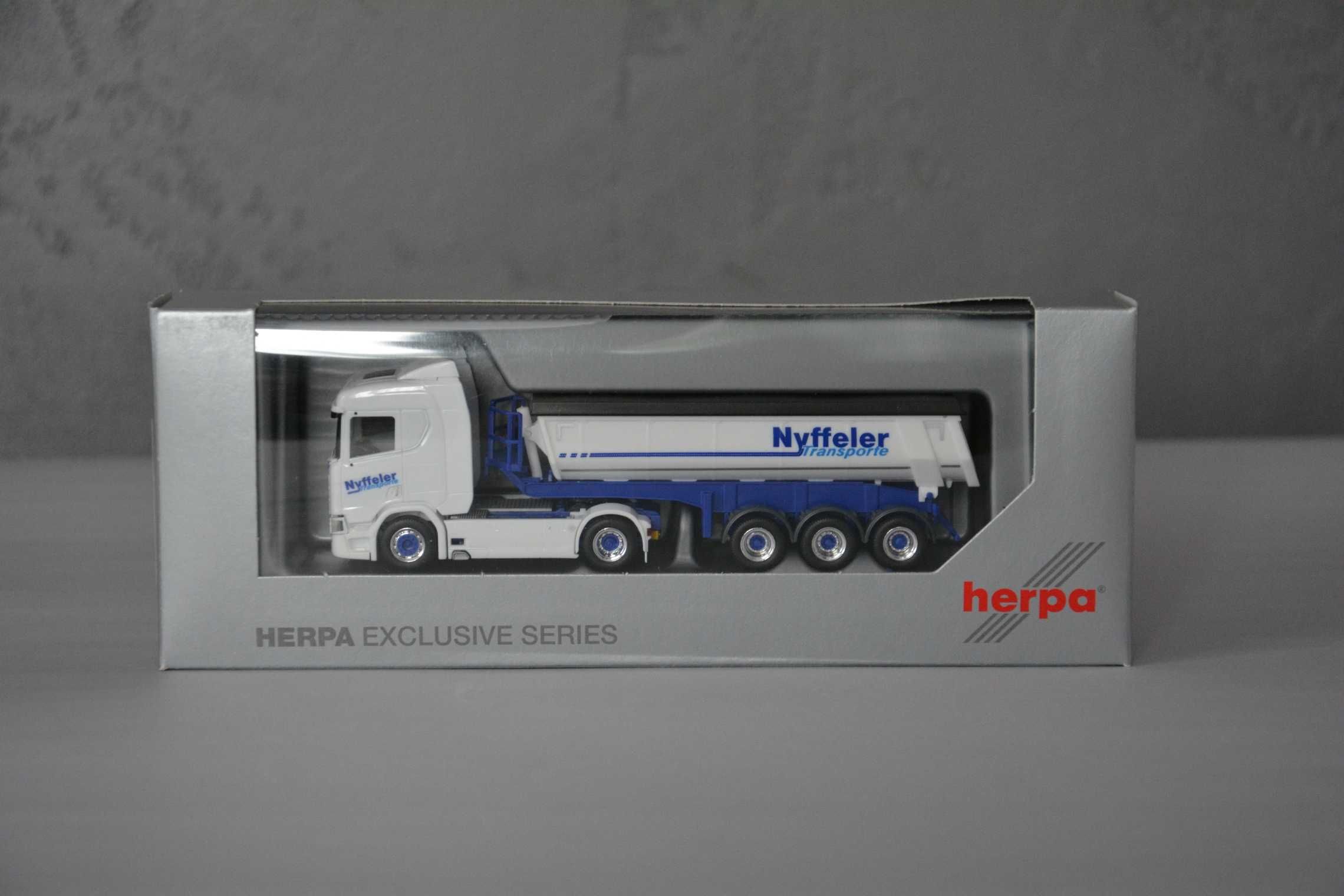 1:87 (H0) Herpa 953177 - Scania CR20 (R650 V8) Nyffeler Transporte(CH)
